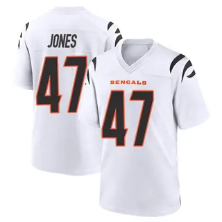 Keandre Jones Cincinnati Bengals Women's Orange Name & Number Logo Slim Fit  T-Shirt 